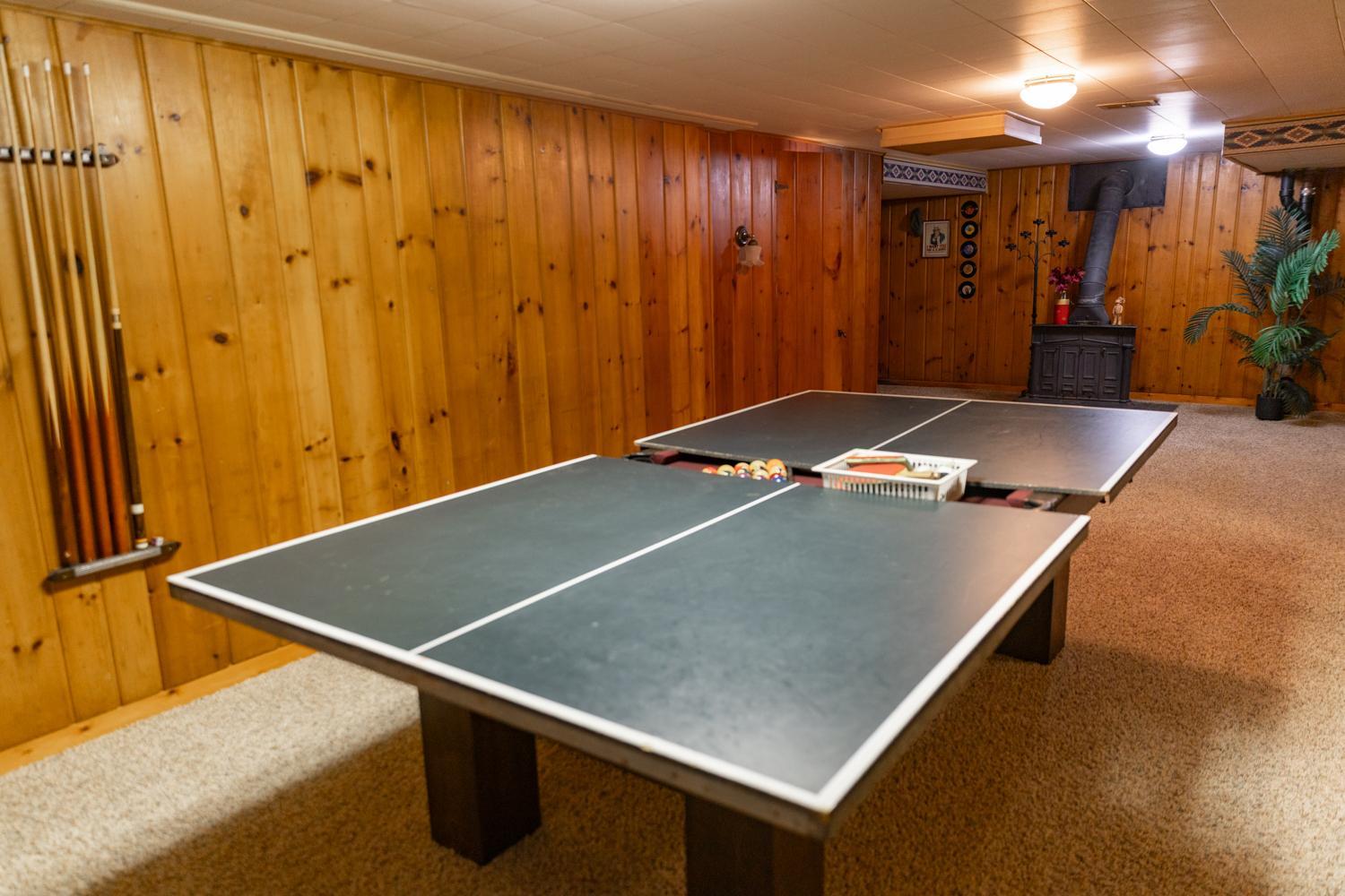 Spacious Family Room in basement
