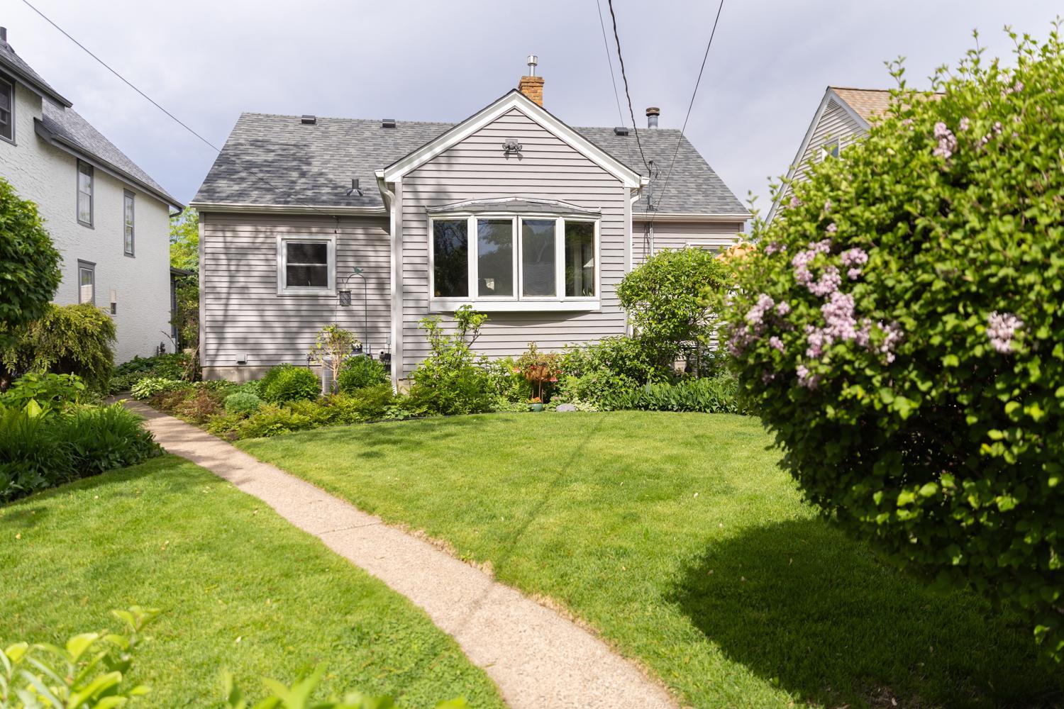 View of the back of home