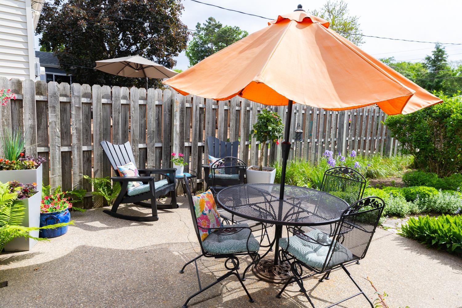 Inviting Patio right off the Sunroom