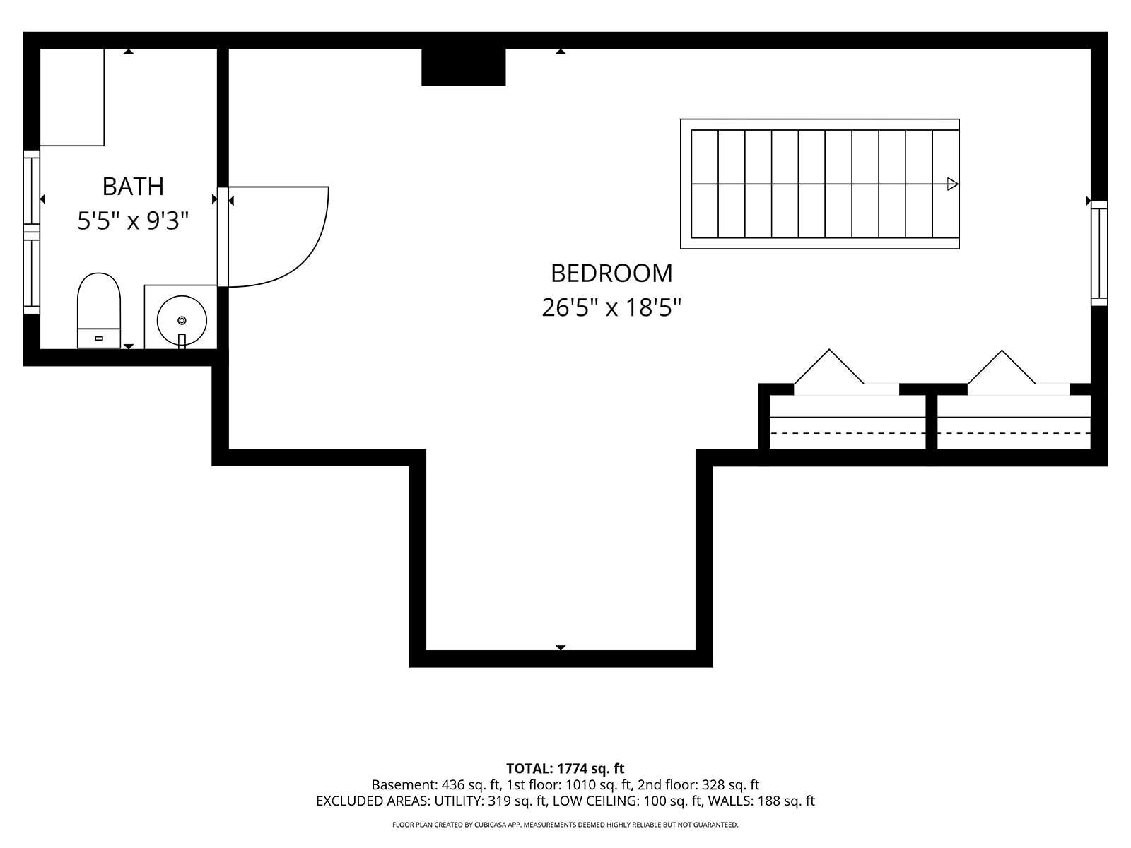 Upper Level Floor Plan