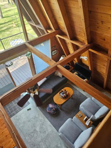 View to lower level
