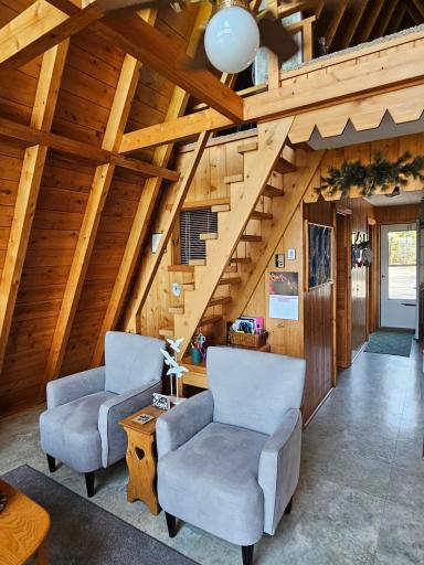 Living Area Stairs Entry