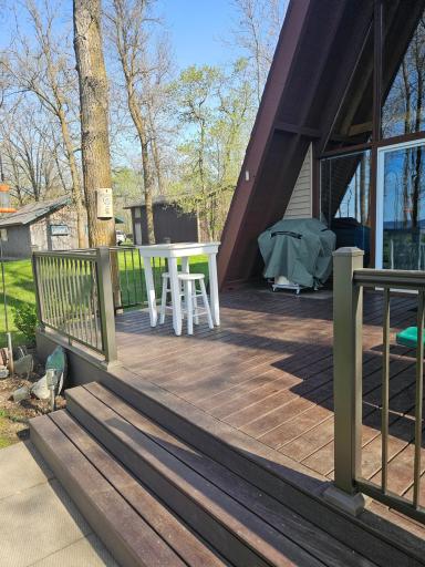 East side of Deck