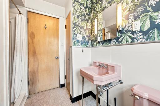 Guest Bath - With separate tub & shower (Could be converted to main floor laundry)