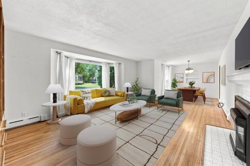 Living Room - Virtually staged