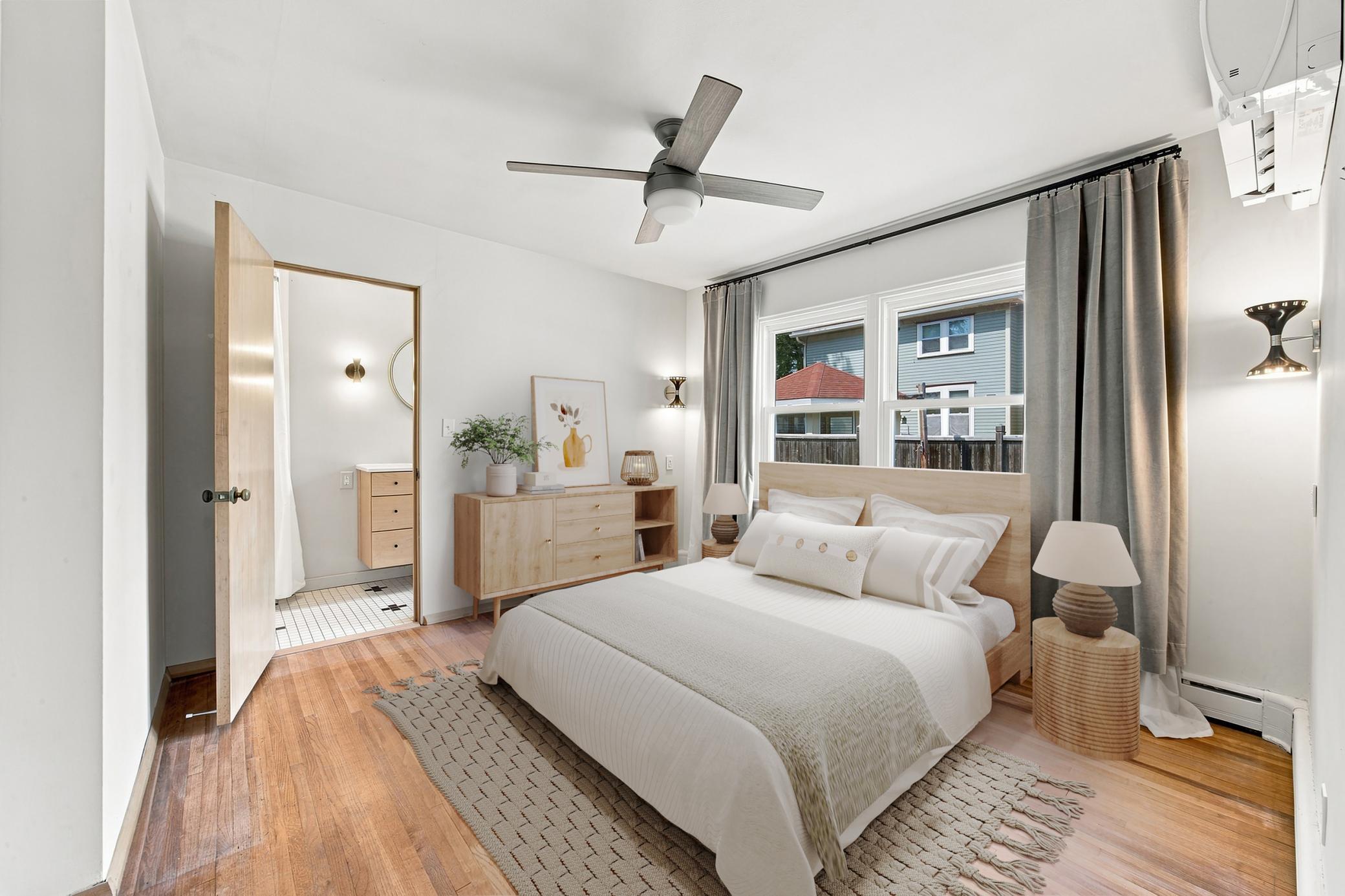 Primary Bedroom - Virtually staged