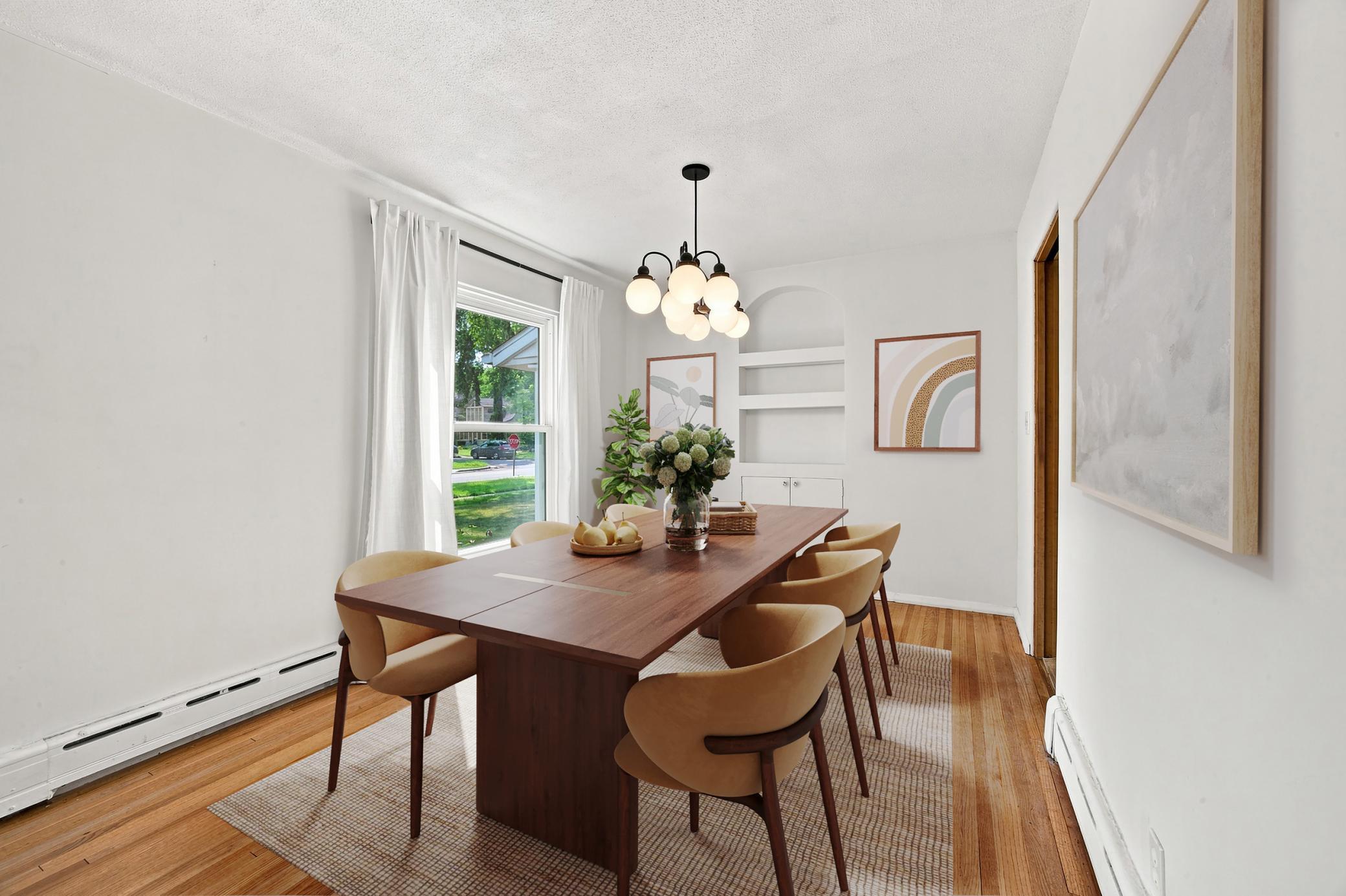 Dining Room - Virtually staged