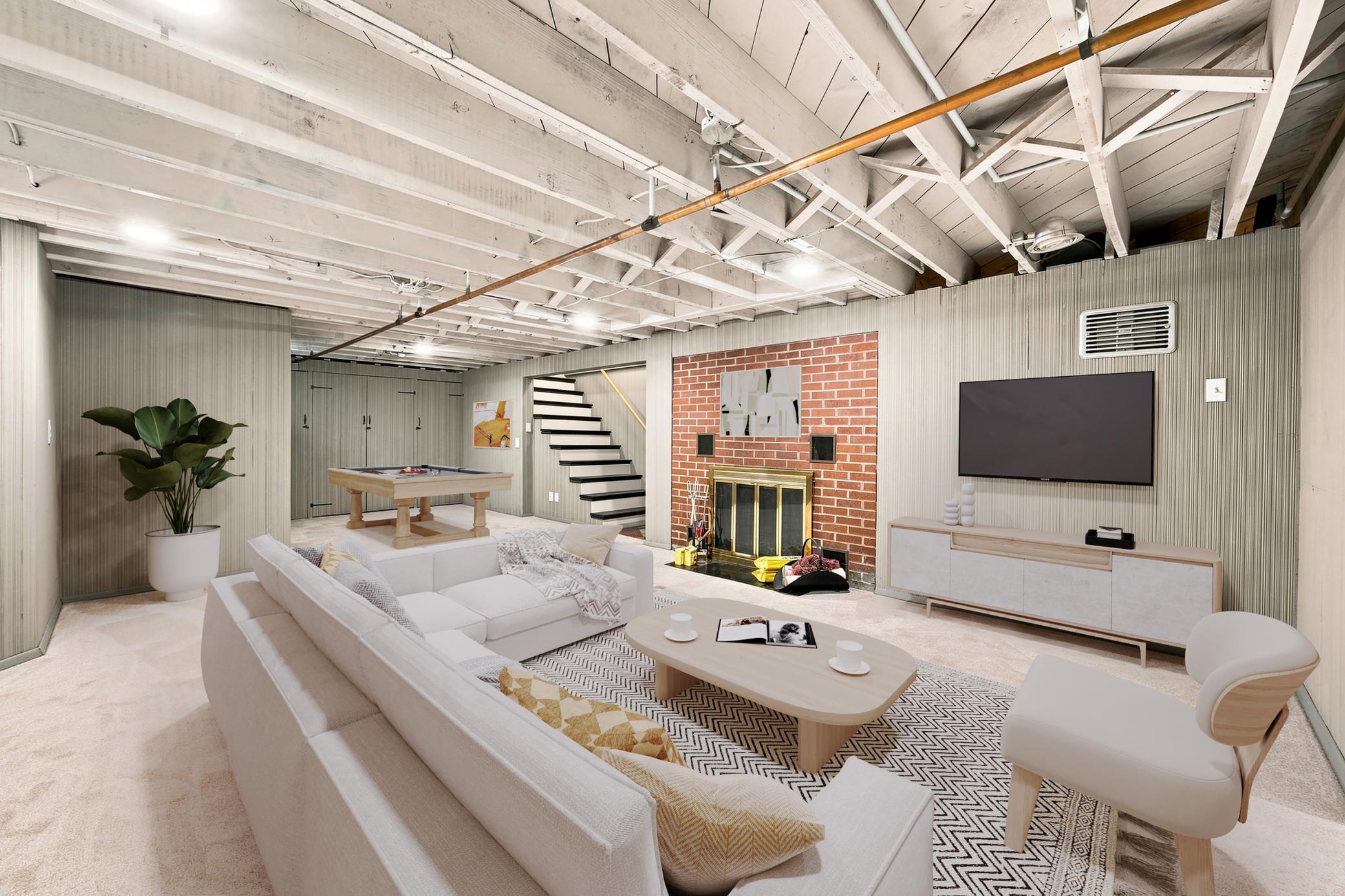 Living Room - Virtually Staged