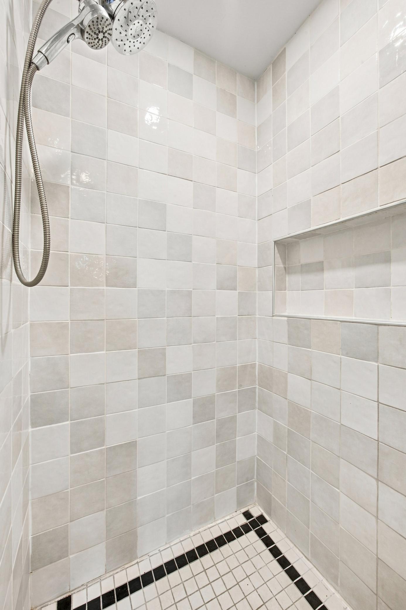 Primary Bath - Tiled shower