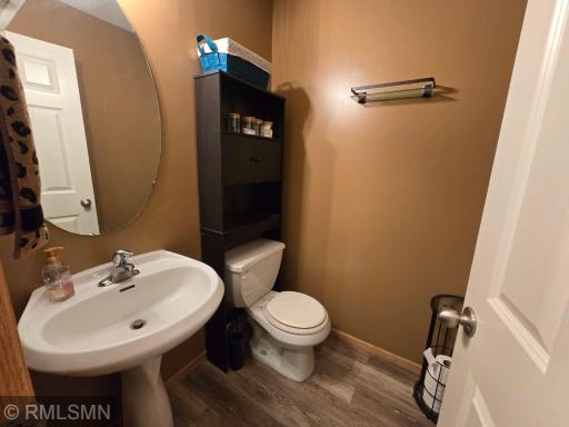 Main Floor half bath off the attached garage