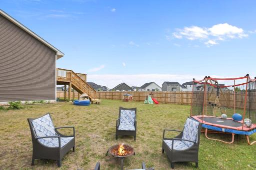 Enjoy quiet summer evenings around the firepit
