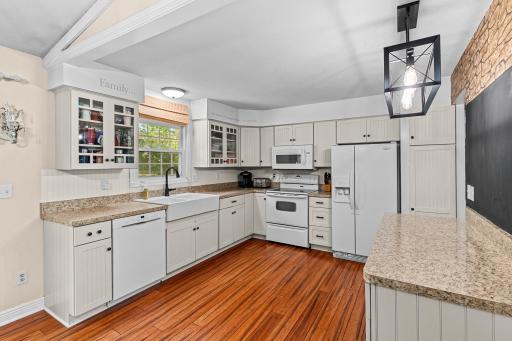 You will appreciate the ample counter space for meal prep and entertaining.