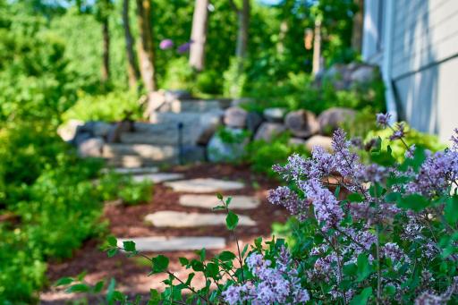 Perennials professionally selected & planted to create a natural feeling of relaxed elegance.