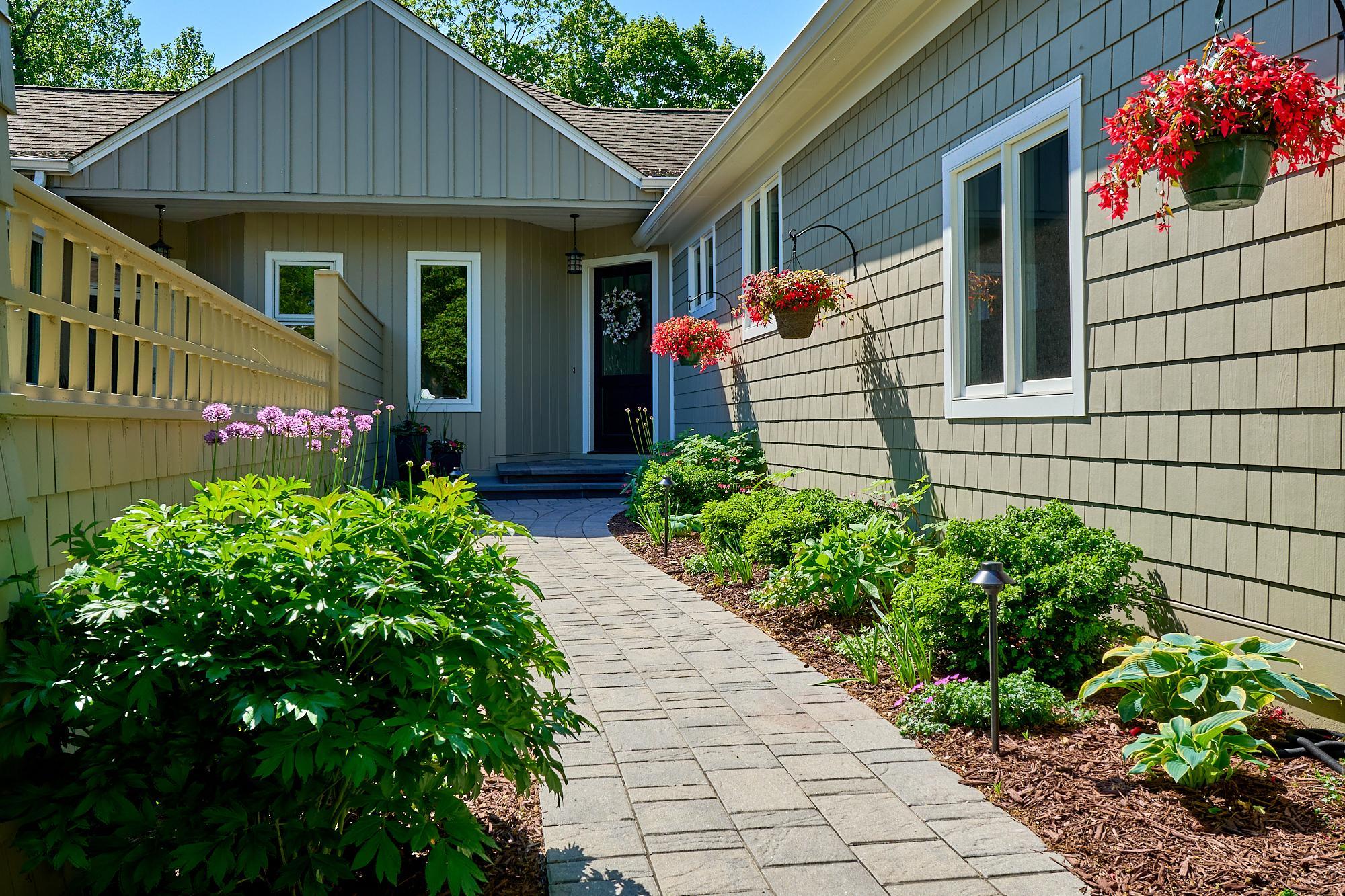 Professionally graded, designed & installed hardscape by Mangold Horticulture, a local company with a strong reputation for work done well.