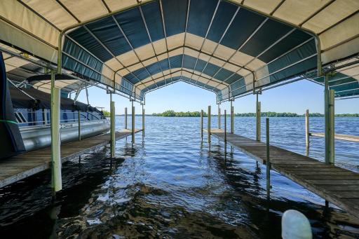 A covered boat slip is available through the association for an additional fee.