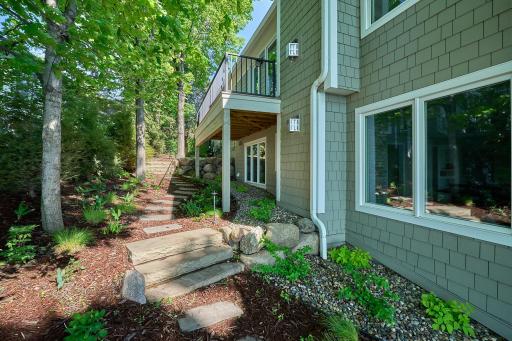 The 3 new decks have premium Ipe (ironwood) decking and non-rusting aluminum railings. All of the windows were replaced with Marvin Ultimate windows. Each window was enlarged (taller) to maximize natural light and to allow more dramatic lake views.