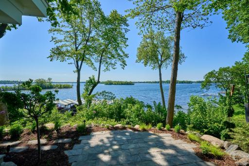 Patio is just steps past the lower deck - a wonderful place to grill or watch the sunset