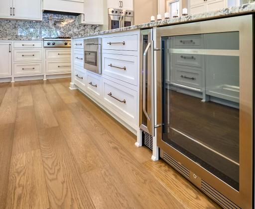 Zephyr undercounter beverage refrigerator and wine refrigerator.