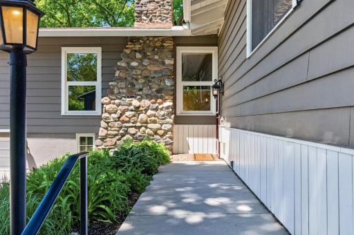 Walk-up to front door