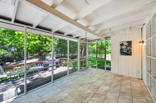 Three Season Porch-Tile Flooring