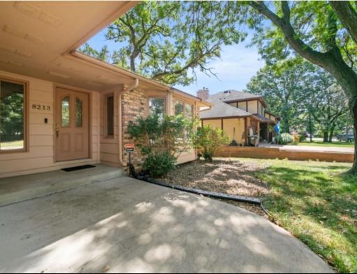 Front of the house.