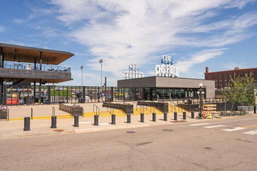 Located directly across the street from CHS Field (and viewable from unit!)