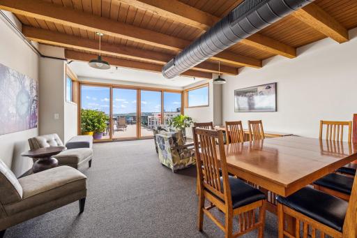 Upper level party room + new rooftop deck!