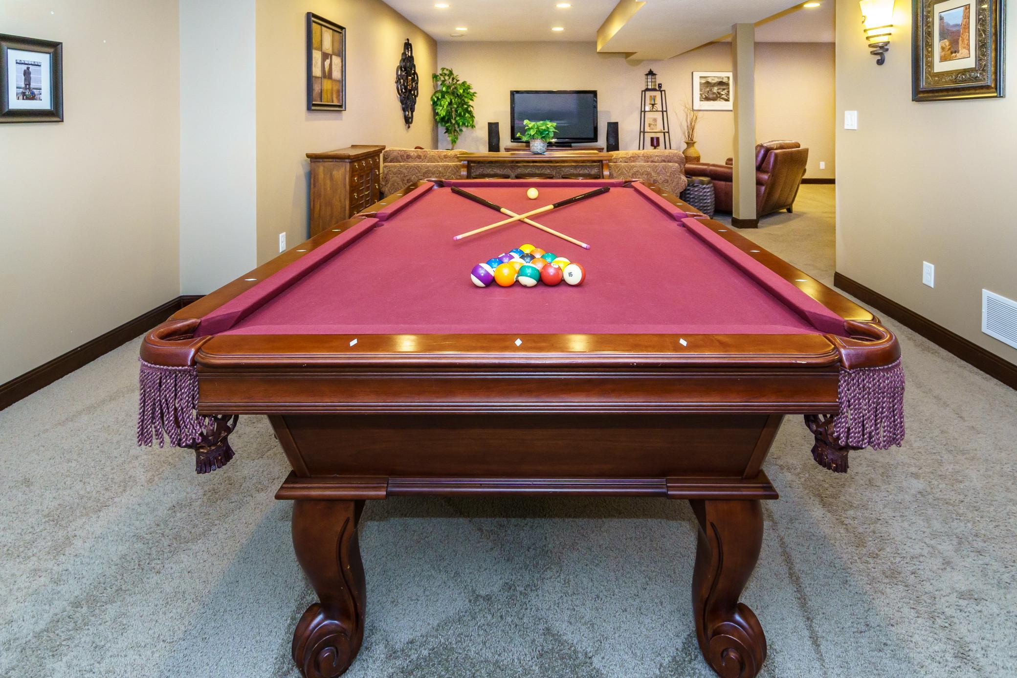 Room for Pool or Table Tennis.