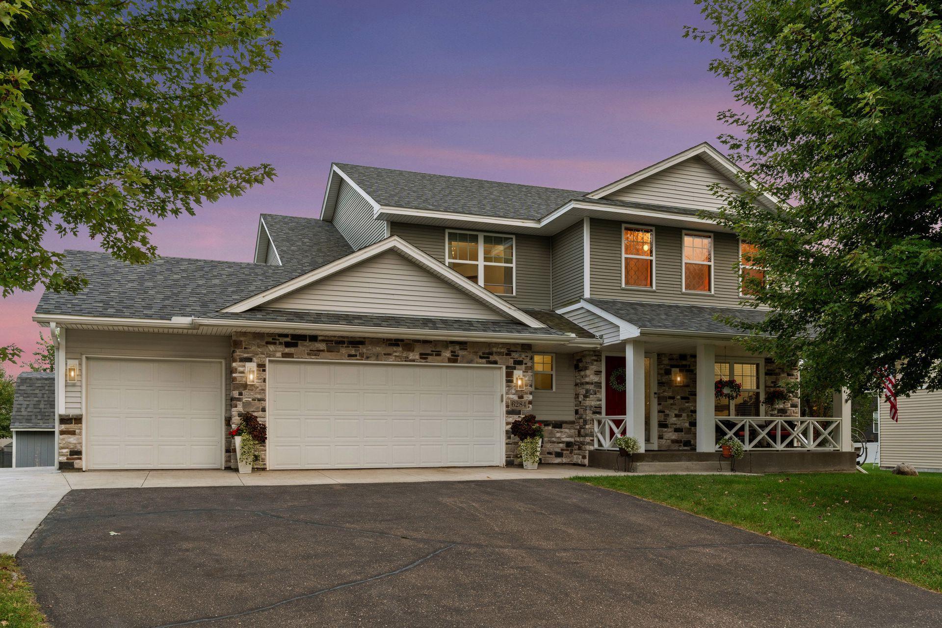 Spacious 3-car Garage