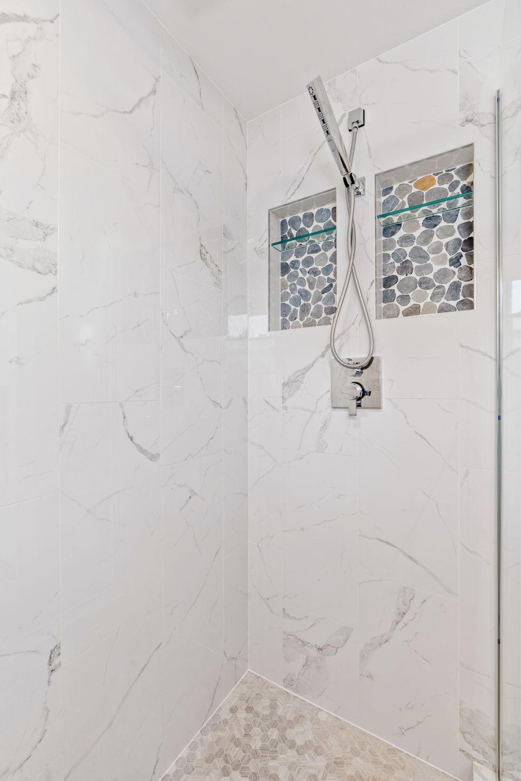 Spacious Tile Shower