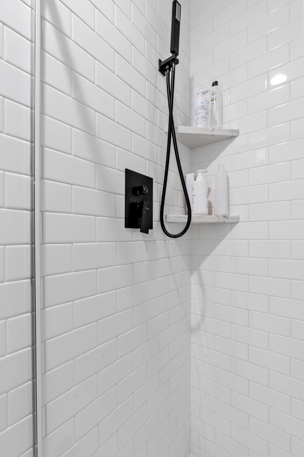 Tile Shower- Basement