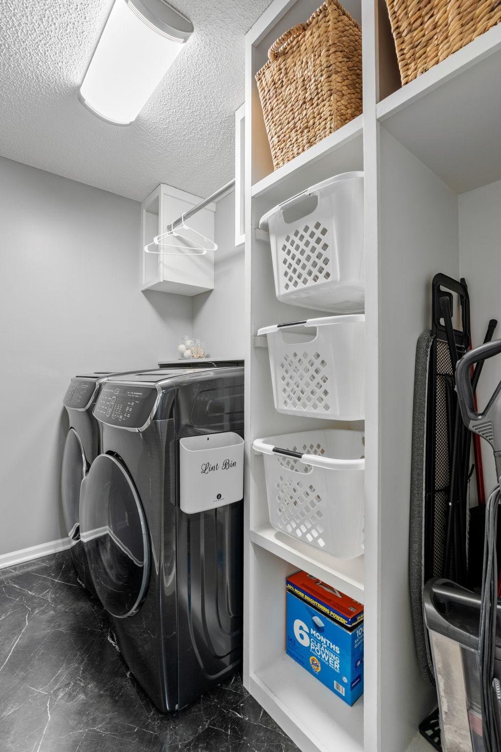 Laundry on 2nd Level