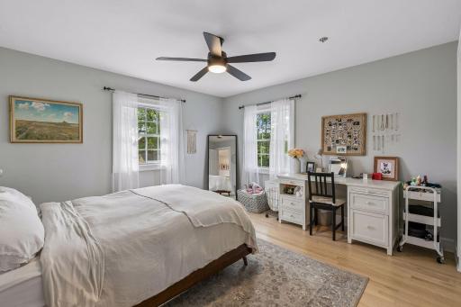 This is the second bedroom on the upper level.