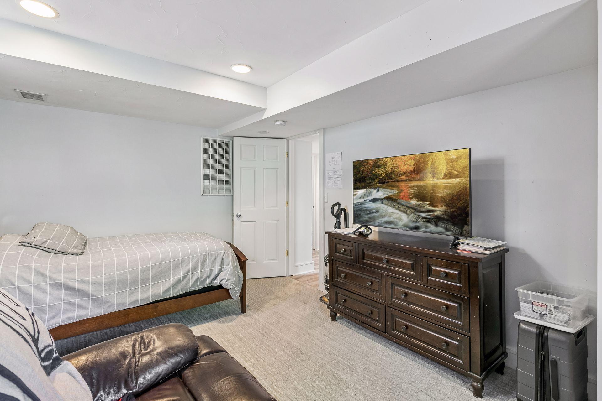 These are bright bedrooms with egress windows.