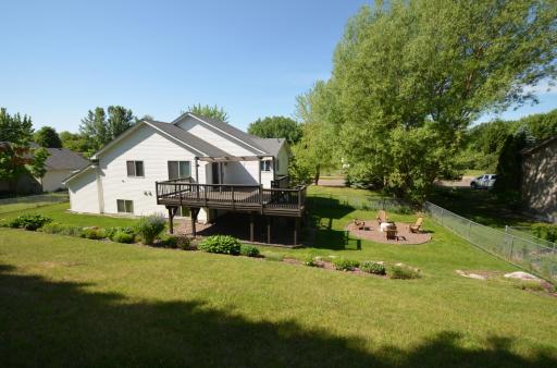 Great deck and firepit for summer evenings