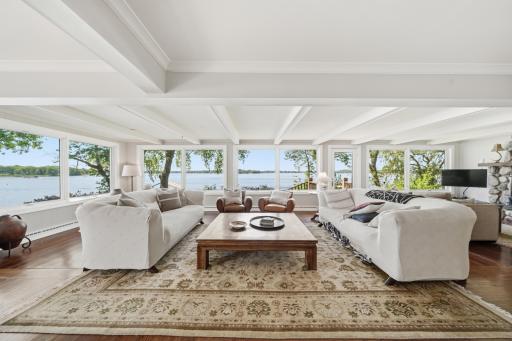Panoramic lake views