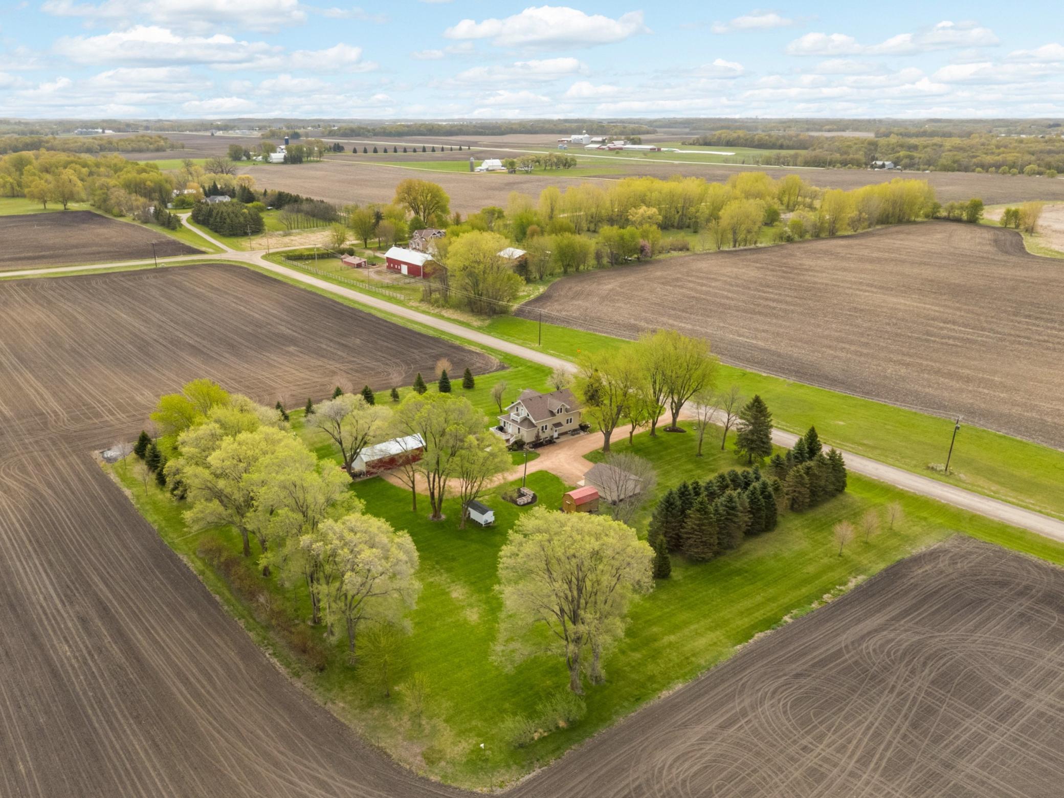 Surrounded by farmland, but close enough to easily access highway 7!