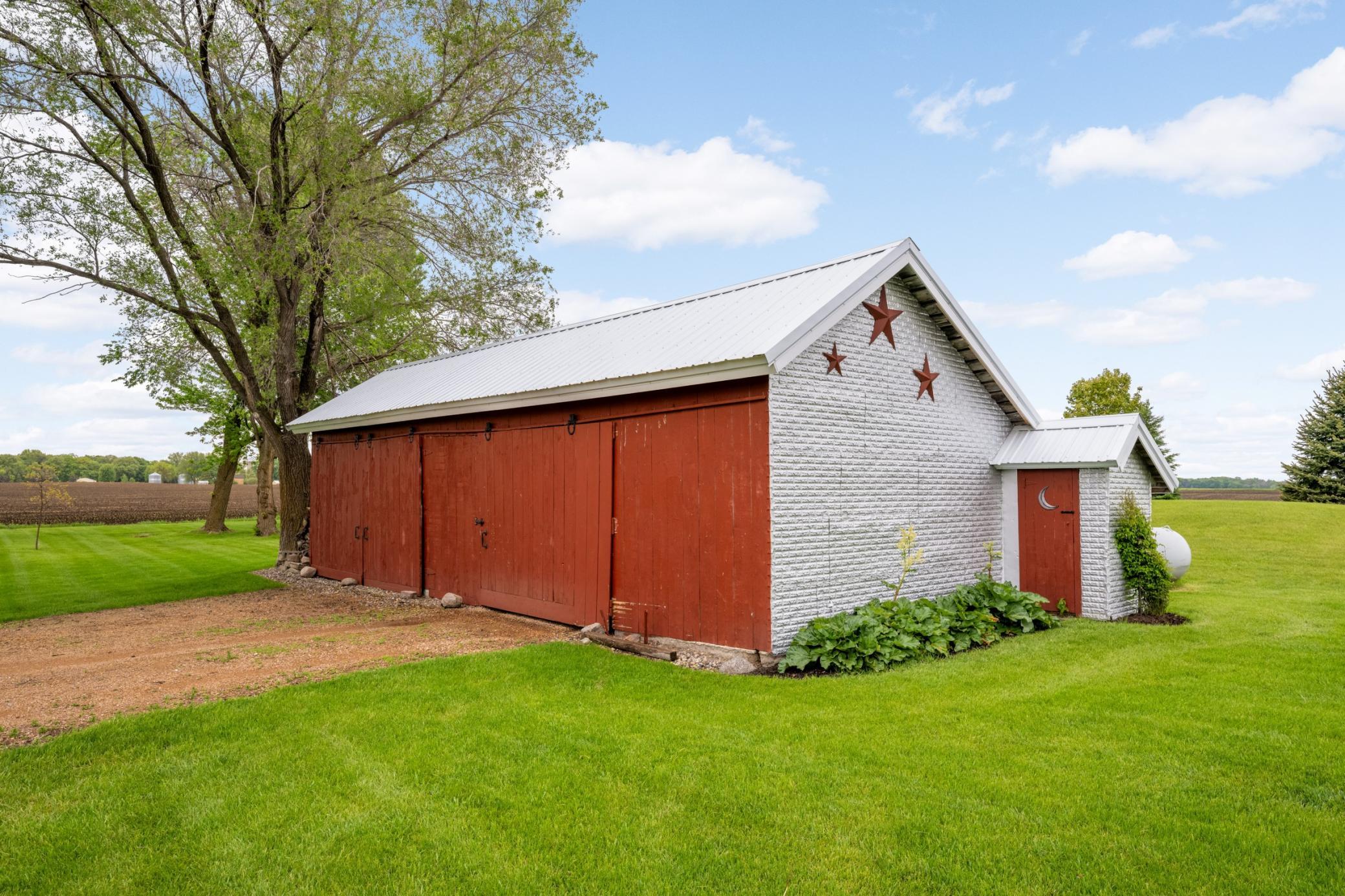 Shed with original outhouse!