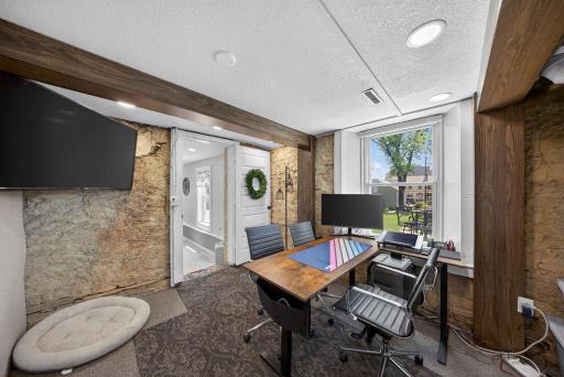 Lower level office