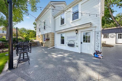 Rear entrance to 2nd residence