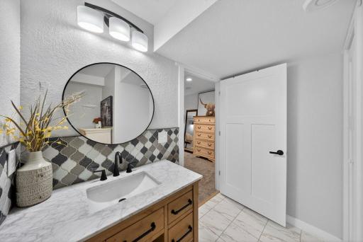 En suite bathroom