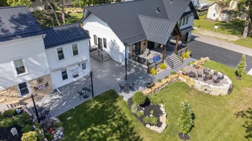 Aerial from southwest