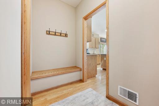 Mud room area next to garage