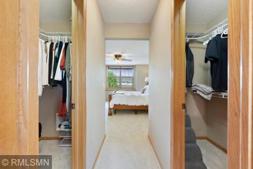 Upper Level Master Bedroom closets