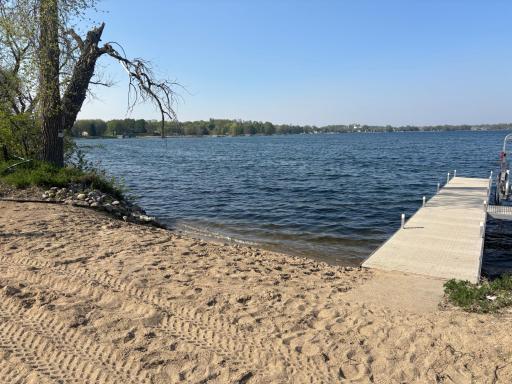 Sandy Beach Area - Weed Roller Recently Installed