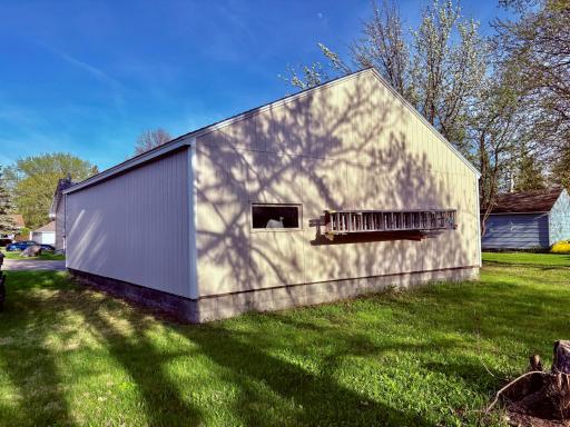 Garage exterior