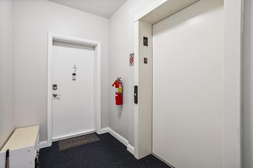 Rear elevator brings you right to your door!