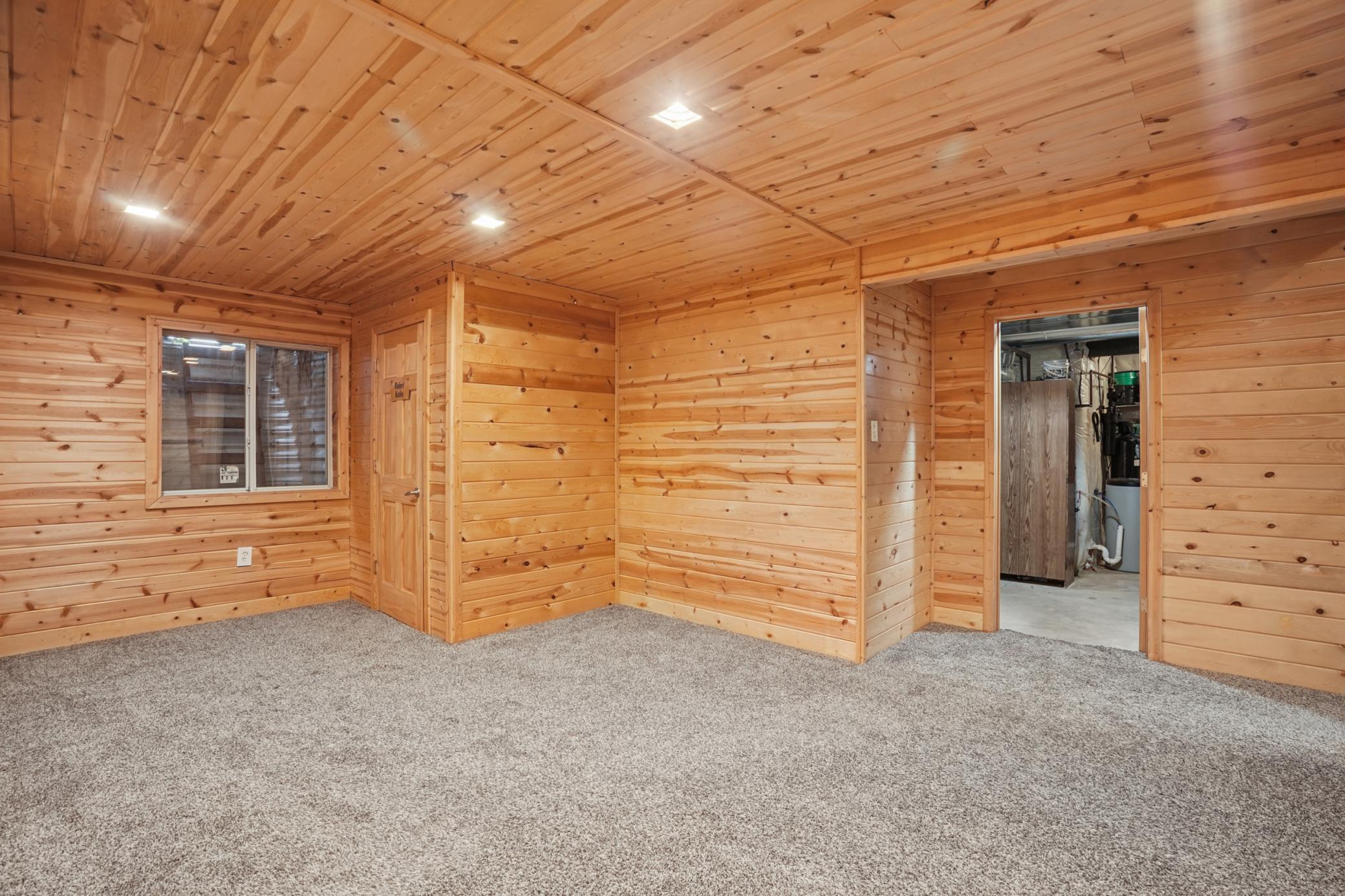 Lower level bedroom offers plenty of room and large walk in closet!