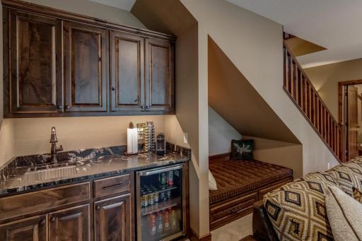 Wet Bar in Family Room.