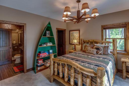Cozy downstairs bedroom offering comfort and convenience.
